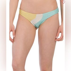PQ Swim Wave Bikini Bottom Large NWT